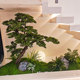High-Quality Artificial Welcoming Pine Tree, Fake Arborvitae, New Chinese-Style Indoor Landscaping Green Plant, Zen-Style Window Display Decorative Tree