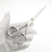 Barber scissors hairdressing high-end structure hairdresser hair scissors Japan imported ZA18 gold flat scissors A- shaped scissors