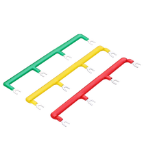 Contactor connection row 46mm short-circuit strip bus CJX2 connection row Unicom connection row connection row 4 positions