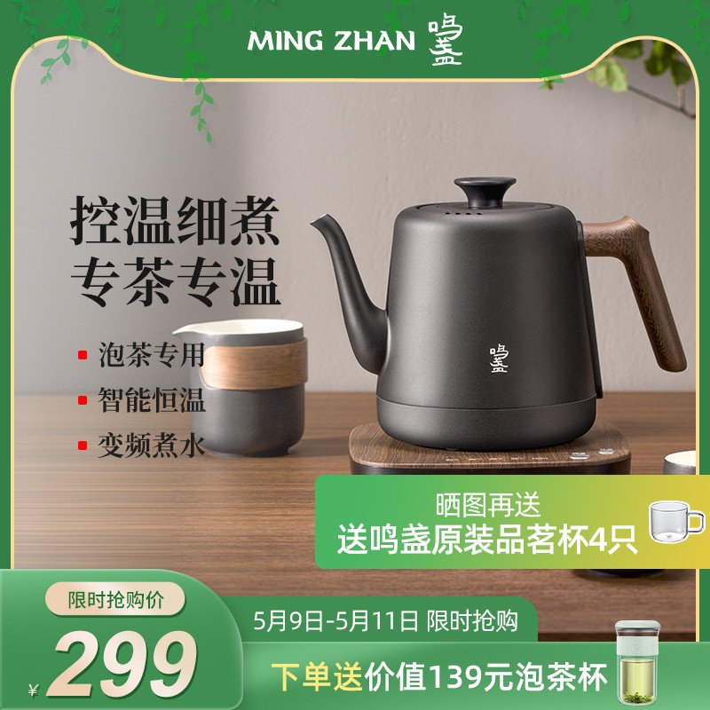 Tinnitus electric hot water boiling kettle cooking teapot thermostatic small household insulation integrated stainless steel tea table tea special