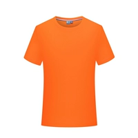 Хлопковый, оранжевый, короткий рукав