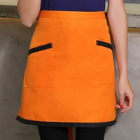 Футболка-фартук оранжево-черная короткая