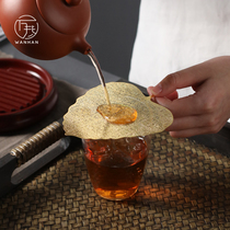 Wanhan Bodhi leaf creative tea filter stainless steel leaf tea leak filter accessories Tea Tea Tea filter