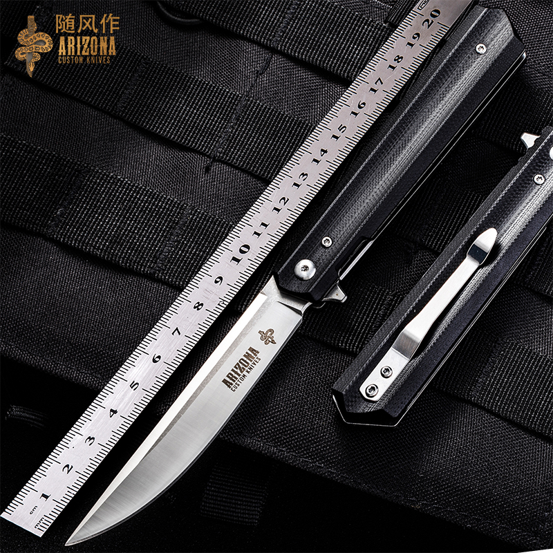 Knife self-defense cold weapon folding knife outdoor survival knife high hardness knife portable knife sharp tactical fighting knife