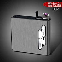 Двойная электрическая дуга черная ржавария из грубых дыма 20 сигарет 8,5*толщиной 0,7 см.