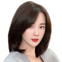 Double needle wig to increase hair volume fluffy invisible and traceless real hair on top of head full human hair to cover white hair replacement hair piece for women