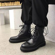 Mens boots Ins ChaoMartin boots men 2021 new high help 100 lap Inn wind short boots Leather Shoes Man