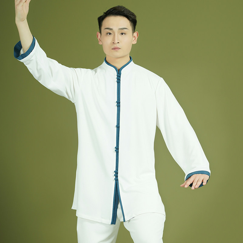 Tai Chi clothing for men and women Tai Chi clothing middle-aged and elderly martial arts performance clothing autumn and winter thickened morning practice clothing Chinese style