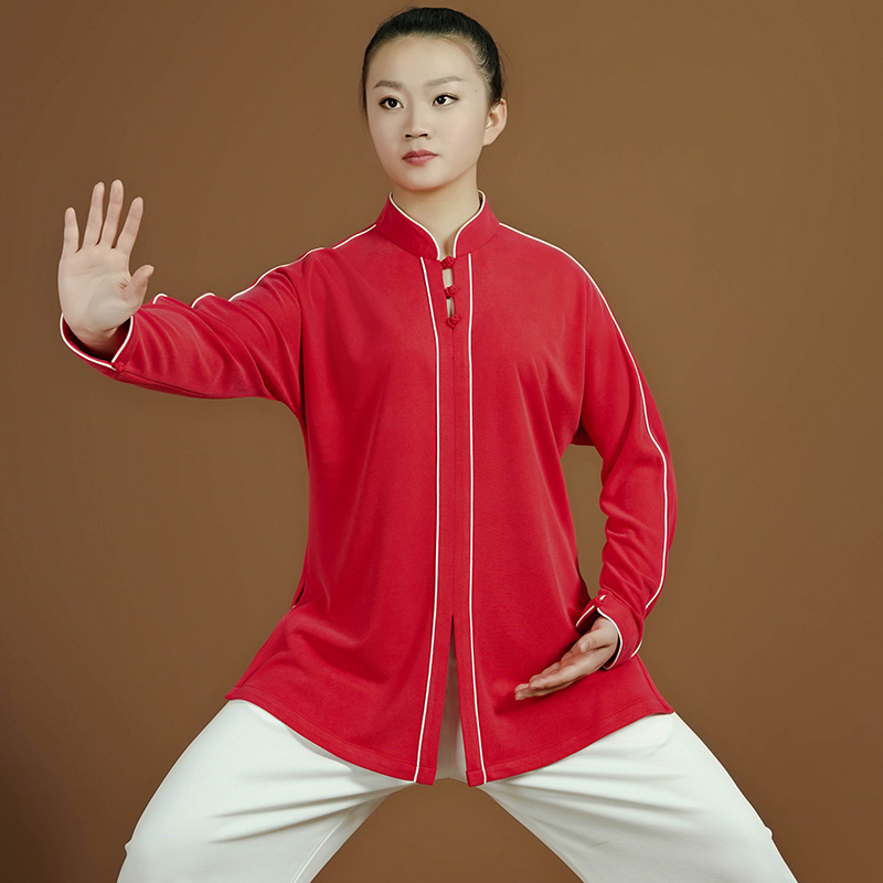 Spring Autumn Tai Chi Suit Women's New Martial Arts Performance Suit Training Conserved Autumn Winter Taijiquan Taijiquan Kongfu Men's Suit