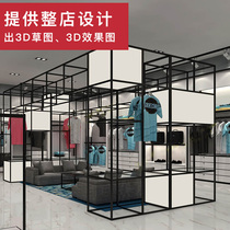 Exhibition rack exhibition hall floor shelf clothes Multi-Layer Display rack iron design simple shop decoration Special