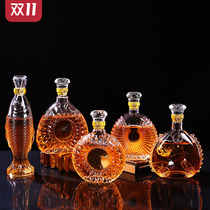 Creative wine bottle empty bottle decoration red wine bottle wine bottle glass white wine bottle empty wine bottle decanter