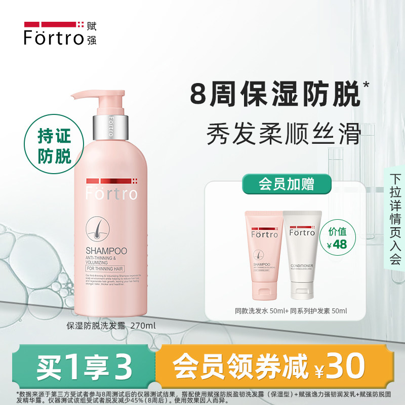Fortro empowers strong and tough anti-hair loss shampoo