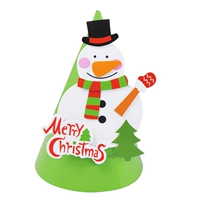 Рождественский снеговик бумажная крышка (зеленый)
