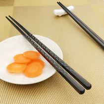 Taiwan Sandman high-value pointed long chopsticks Japanese non-slip high-temperature high-grade household hotel tableware