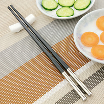Taiwan Sandman imported moisture-proof non-slip Japanese and Korean chopsticks single-pack household high-end hotel special chopsticks