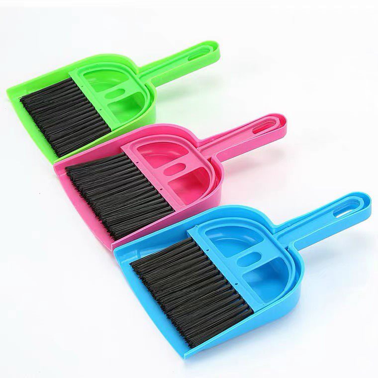 Mini desktop broom car brush leaves car cleaning artifact desktop cleaning plastic garbage shovel small dustpan