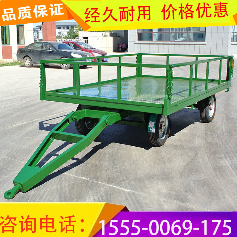Traction flatbed truck storage logistics factory truck forklift large tonnage heavy cargo transfer transport trailer