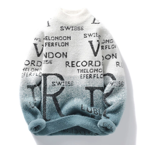 Бархатный демисезонный утепленный трендовый трикотажный свитер для школьников, подходит для подростков