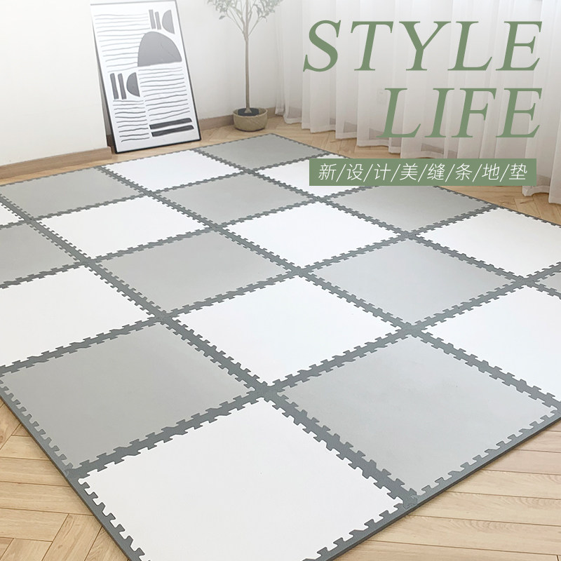 Thickened crawling mat foam stitching floor mat home children's crawling mat bedroom living room baby puzzle floor mat