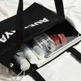 Вместительный и большой тканевый мешок, большая барсетка, свежая льняная сумка подходит для мужчин и женщин