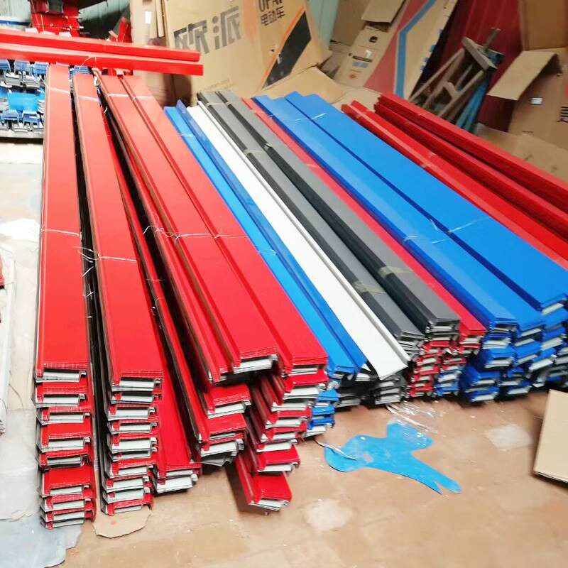 10 meters color steel tile edge sealing foam sandwich panel plug head eaves panel edge strip drip tile accessories 1 meter 1 piece