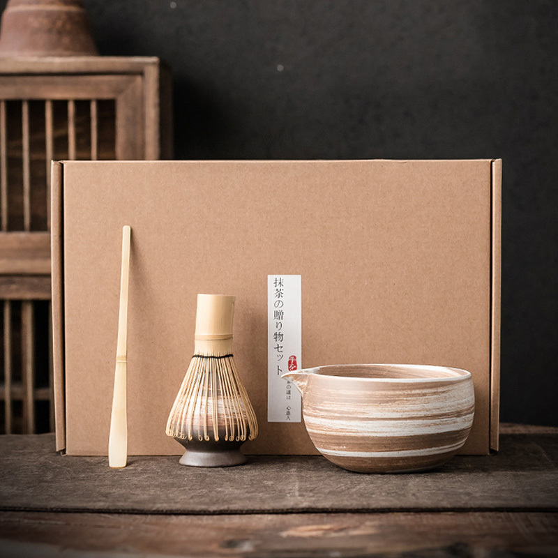Matcha Bowl, Japanese-Style Matcha Making Tea Set, Tea Whisk, Bamboo Matcha Brush, Bai Ben Li, Song Dynasty Tea Ceremony, Zen Style