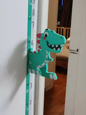 Dinosaur height wall sticker Children's 3D three-dimensional household baby height sticker Measuring instrument Removable recordable ruler