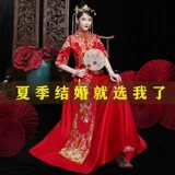 Зимний традиционный свадебный наряд Сюхэ, свадебное платье, вечернее платье для беременных, 2023, большой размер