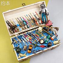 Jedi pen bag full set of peace small elite eat chicken arms 98K firearm model pendant skin version