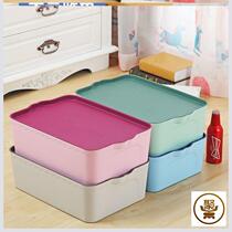 Organize storage box clothing storage box portable storage box plastic finishing box large medium and small