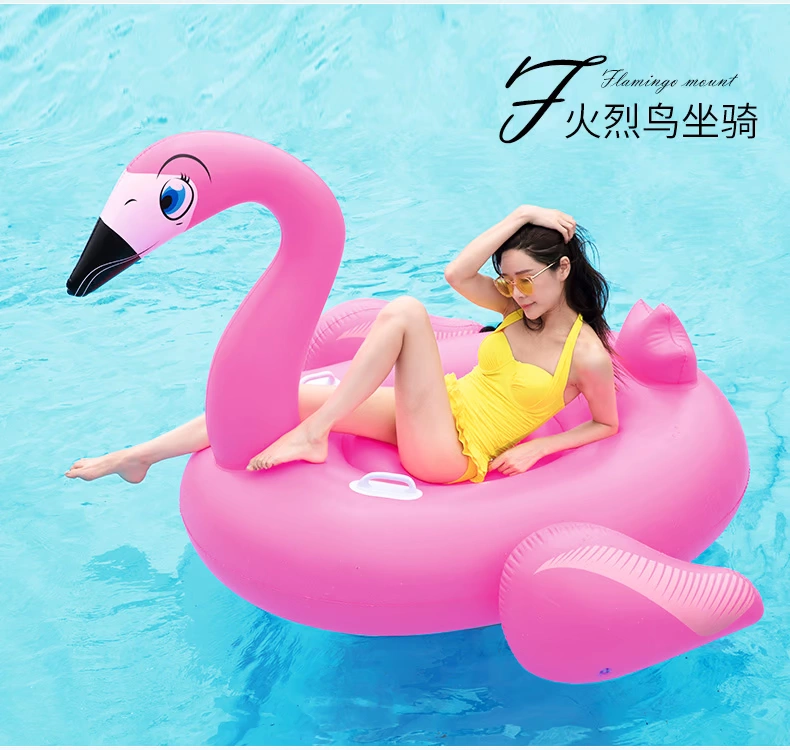 Bestway Flamingo Bơi Vòng Bơm hơi Núi Net Trẻ em Đỏ Người lớn Unicorn Nước Đồ chơi Bơm hơi - Cao su nổi