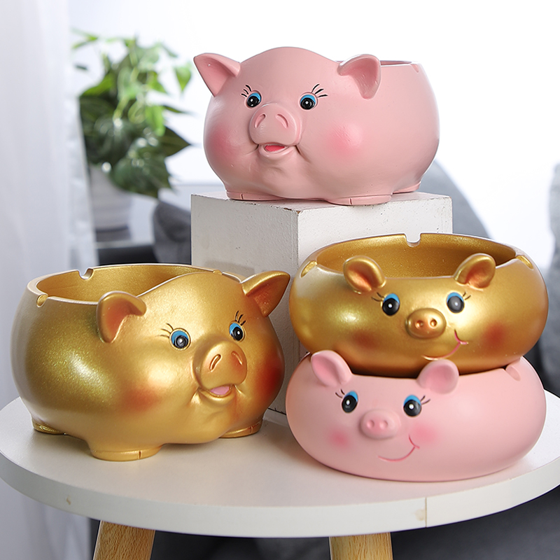 Cigarette Ash Trays Creativity Personality Trend Home Living Room Desktop Small Pendulum Pieces Adorable Teenage Girl's Wind Smoke Cylinders