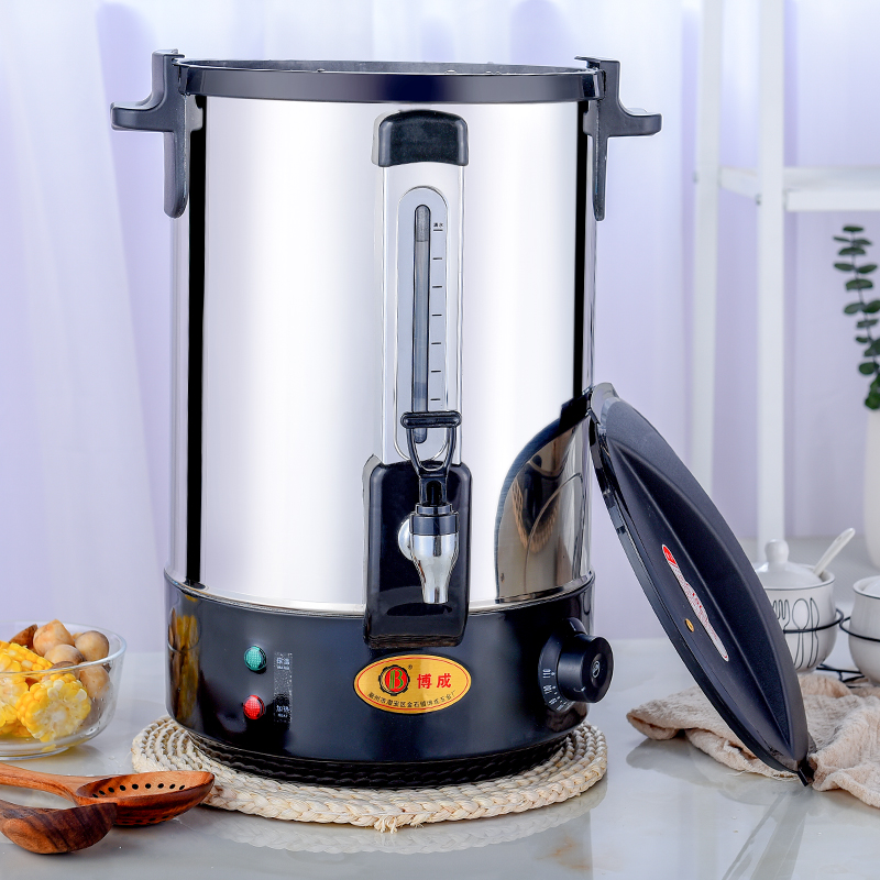 Stainless steel electric coagulator bucket hotel luxurious KaiShuiTong heat insulation barrels high - capacity ltd. cooking detong milk tea shop
