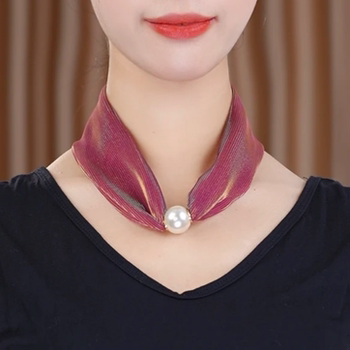 Women's scarf new style 2025 internet celebrity hot style fashionable and colorful all-season decorative neck scarf for women