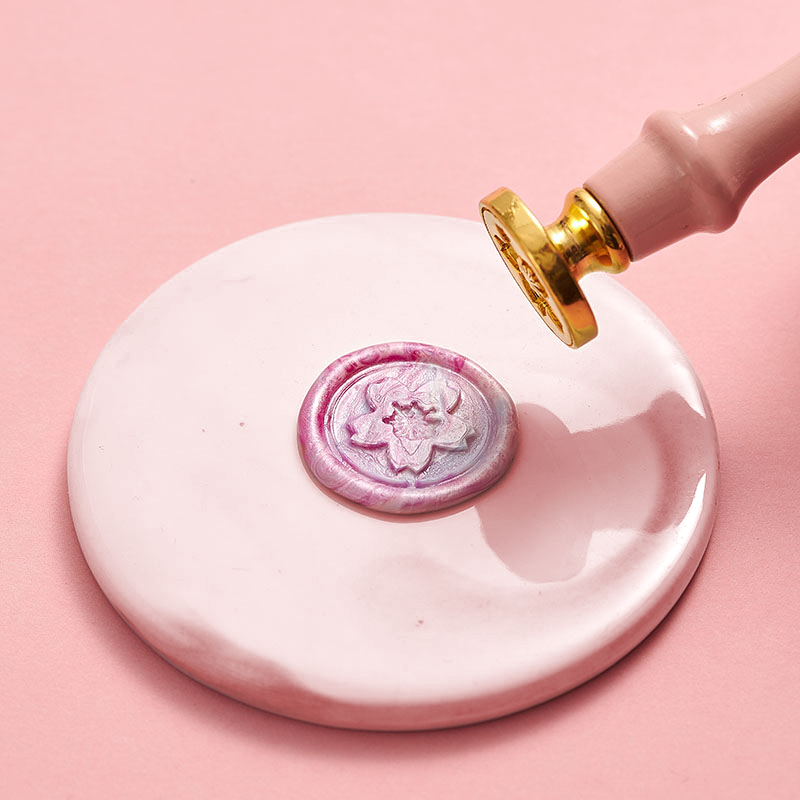 Fire varnish seal pad marble pattern heat insulation novice practice demoulding tool stirring stick tweezers candle wax grain melting furnace fire varnish seal accessories hand account gift manual stamping ceramic mat