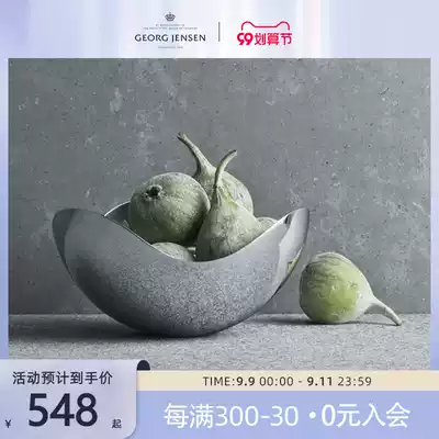 Georg Jensen George Jessen fruit plate light luxury style Nordic style grid red ins creative personality fashion