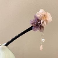 Пурпурный вентилятор двойной цветок течет Су Мужху