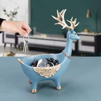 Entrance door creative entrance key storage Nordic ins home decoration Living room desktop key storage shelf decoration