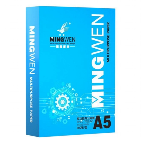 明闻 A5 Печатная бумага Оптовая цельная коробка A5 Ваучер A5 Copy Paper A5 Paper Draft Paper A3 Бесплатная доставка 70 г счета.