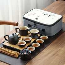 Qi Friends travel portable Gongfu tea furniture suit Home tea cup Office Express Guest pot on-board Custom logo Gift