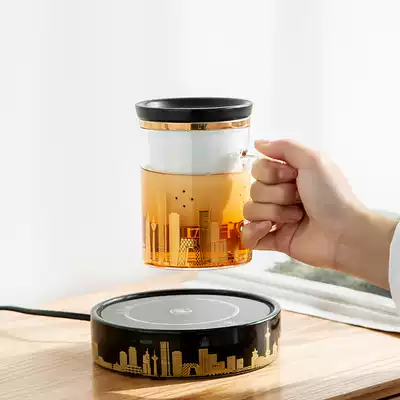 55 degree thermostatic Cup creative tea separation tea cup office water cup tea tea tea tea cup with filter glass cup