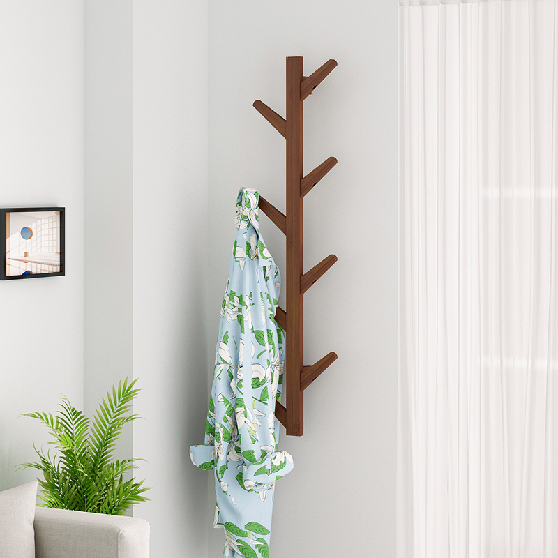 Clothes hanger wall hanging wall hook entry porch bedroom clothes hanger clothes hook wall coat rack hanging bag rack