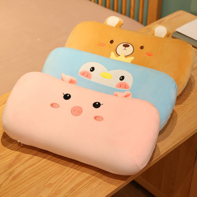 Memory Cotton Pillow Assisted Sleep Sleep Special Memory Pillow Core Students Single Double Male care cervical spine Pillows nap pillow-Taobao