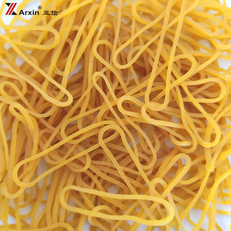 Rubber band high elasticity and durable 1000 thickened office thickened vegetable milk small rubber ring o-ring rubber band industrial rubber band yellow cowhide band