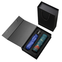 Business thermos cup set umbrella custom logo water cup lettering advertising cup custom event opening small gift