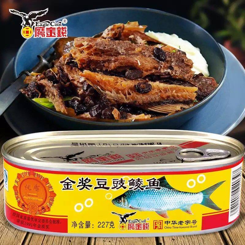 Seafood deli fish canned instant food convenience 227g eagle money gold medal tempeh dace 6 cans 8 cans original
