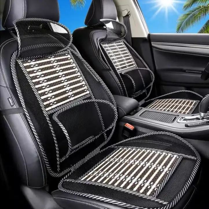 Shangtai Ice Silk bamboo mat car seat cushion summer cool breathable cushion waist