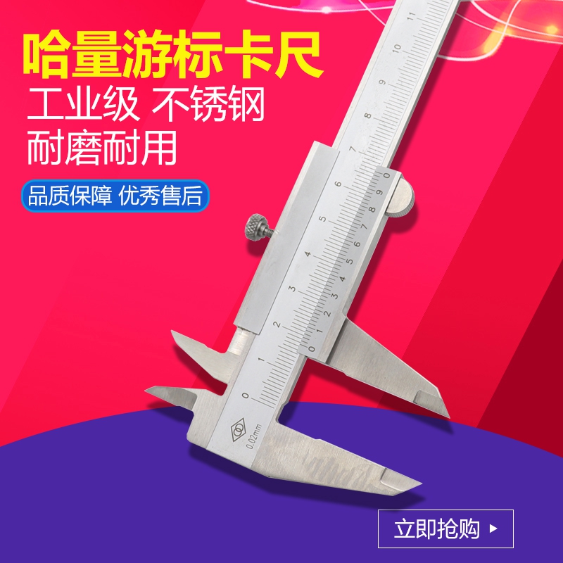 Kazakh Industrial Class Cruise Scale 0-150-200-300mm Mechanical Carbon Steel High Precision Stainless Steel Caliper