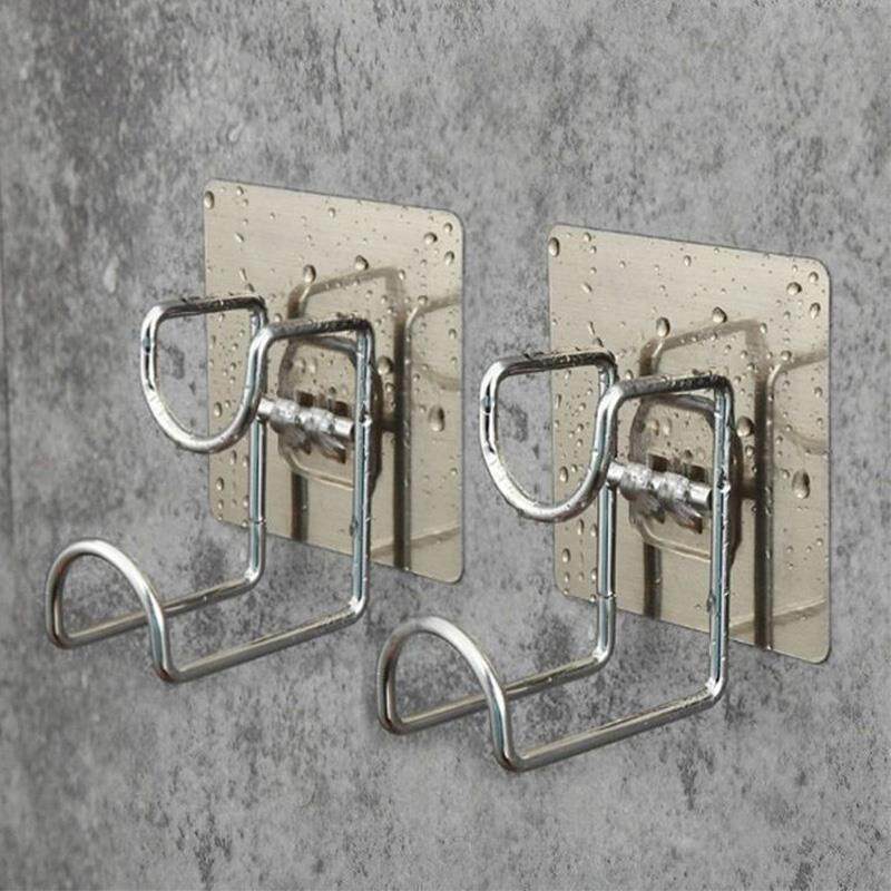 New washbasin containing layer rack wall-mounted free-to-punch hooks washbasin placing shelves General toilet makeup room theorist