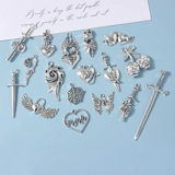 Ретро аксессуар в форме сердца, модные аксессуары в стиле хип-хоп, готик